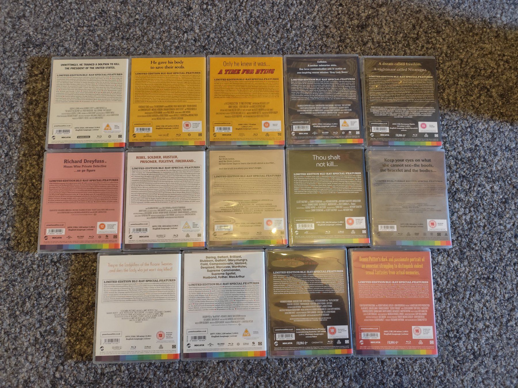 Alle DVDs: 13 x INDICATOR UK Bluray (Classics) – Neu (gemäss Beschreibung) aus Zofingen von Debohli 1