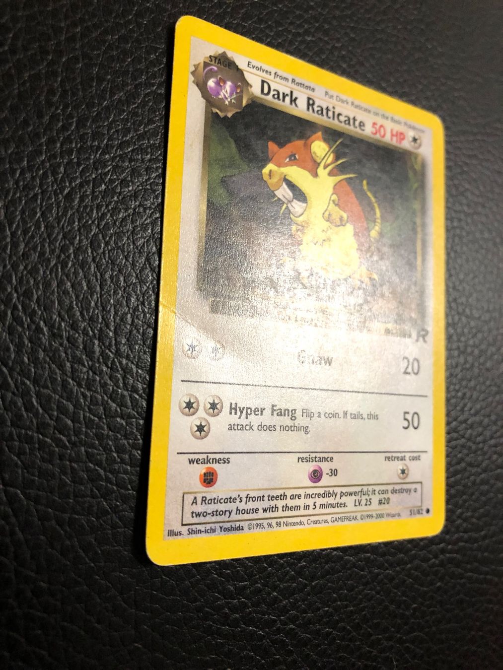 Pokémon Sammelbilder & Trading cards: Team Rocket Dark Raticate 51/82 Ab 1 – Gebraucht aus Paradiso von Pkmn10 2