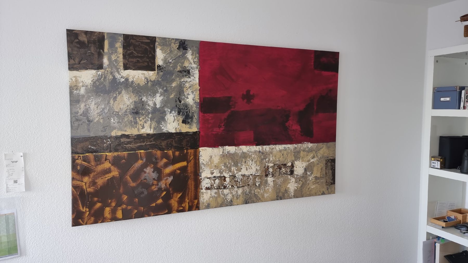 Gemälde: Abstraktion Acryl auf Leinwand – Gebraucht aus Bottighofen von buzz02