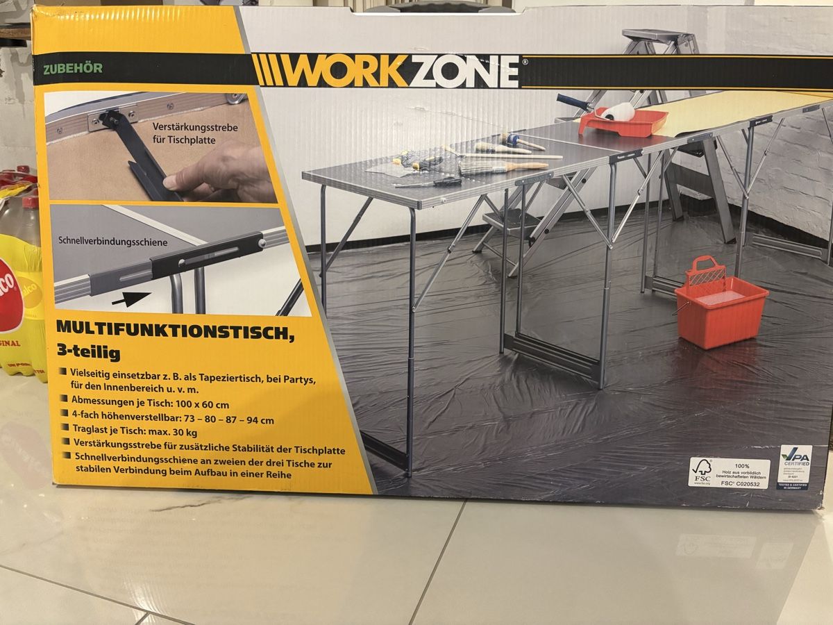 Tische: WORKZONE Multifunktionstisch 3-teilig neuwertig – Neu und originalverpackt aus Zürich von mbi_5bsz