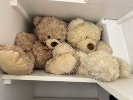 Teddybären 2er Set kuschelig weich für Kinder