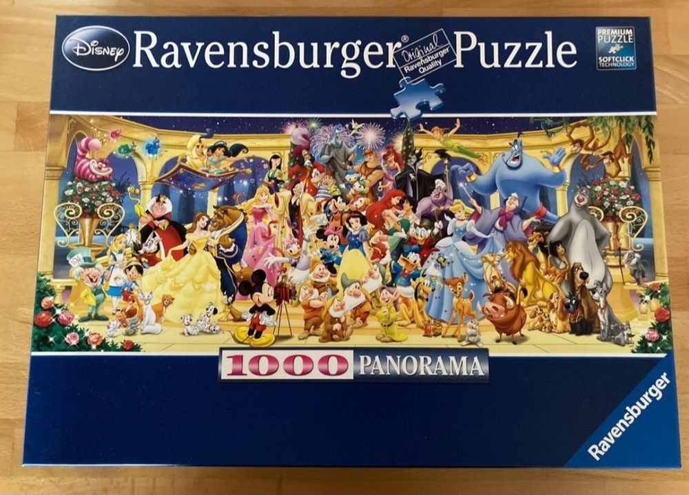Ravensburger Puzzle 1000 Teile Disney Gruppenfoto (Gebraucht) in ...