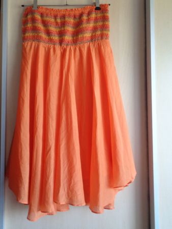 Sommerkleid Damen, Gr.M, Baumwolle/Seide