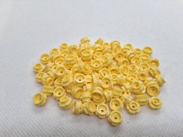 Lego 100 Stk. Flower 1x1 - Bright Light Yellow