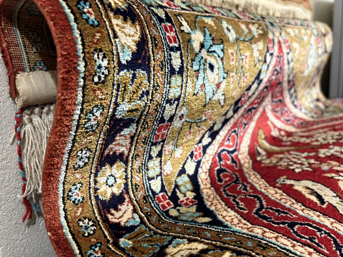 Tappeti: Lebensbaum Qom Ghom Seidenteppich – Usato da Bennau venduto da Mayer_Carpets 5