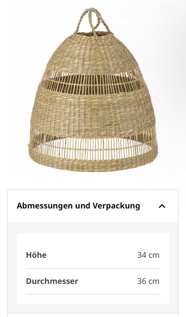 Ikea Paralumi: IKEA Torared Hängeleuchte – Usato da Brittnau venduto da kiimdiana 1
