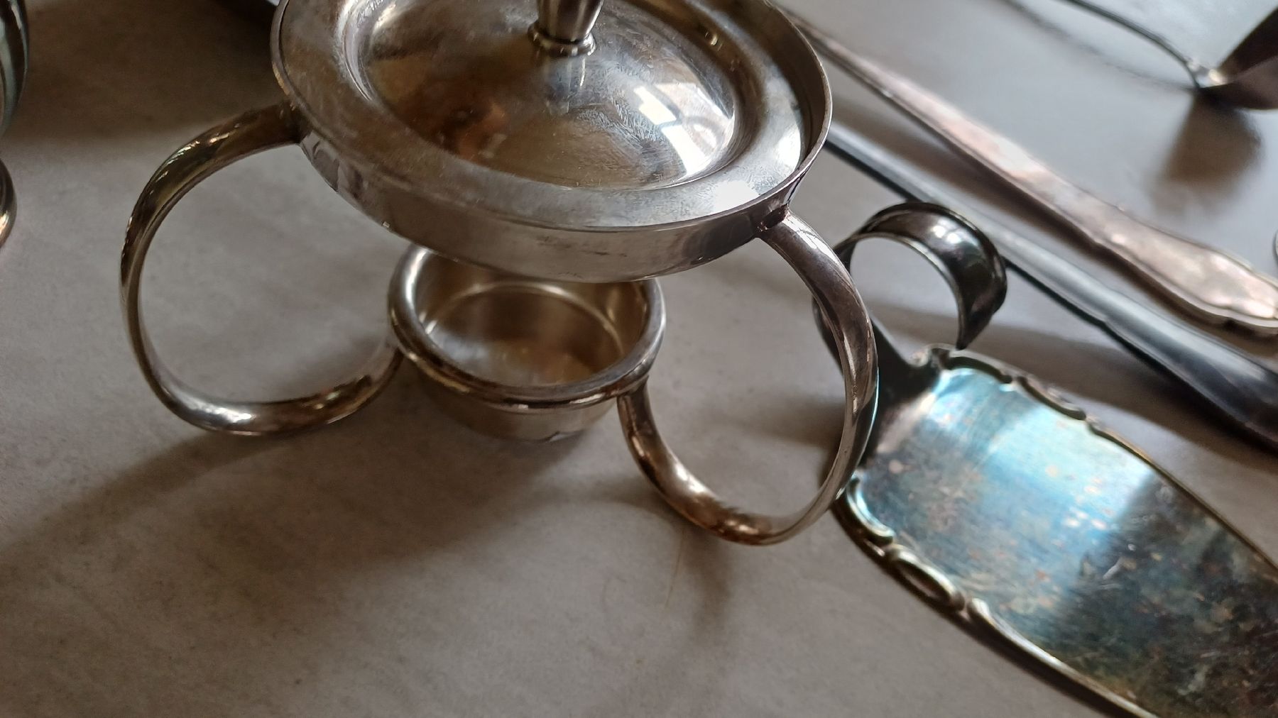 Set di piatti: Versilbertes Konvolut Serviergeschirr gebraucht – Usato da Flawil venduto da Naphtali 4