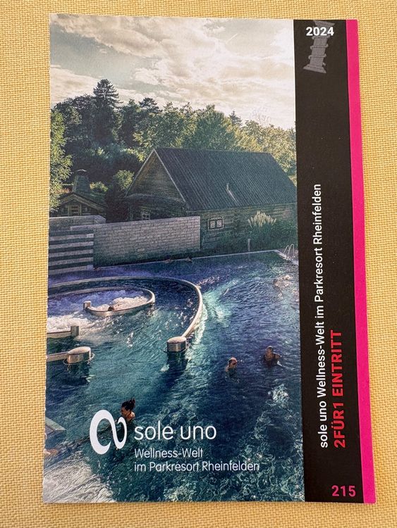 Sole Uno 2 für 1 Eintritt (Neu (gemäss Beschreibung)) in für CHF 4.9 ...
