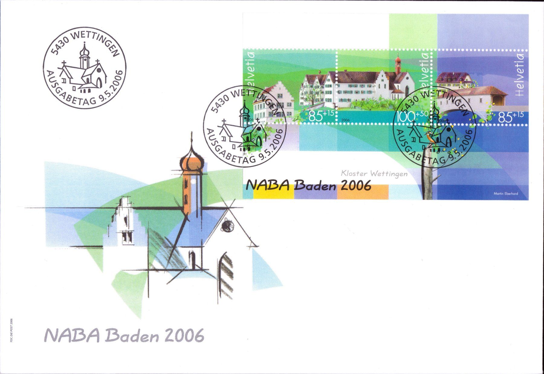 Tutti i francobolli: 2006 FDC Block 40 - W93 Format E  KW 18.00 – Usato da Eggersriet venduto da stamp303