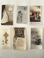 Alte Kommunionbilder, Sammlung von religiösen Andenken