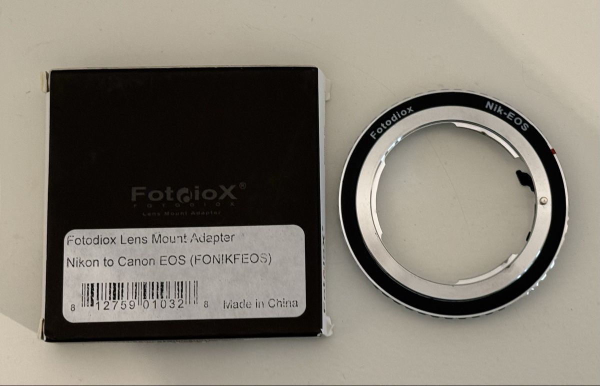 Adattatori foto: Fotodiox Nik-EOS Objektiv Adapter - Nikon zu Canon EOS – Usato da Arlesheim venduto da Dilong 1