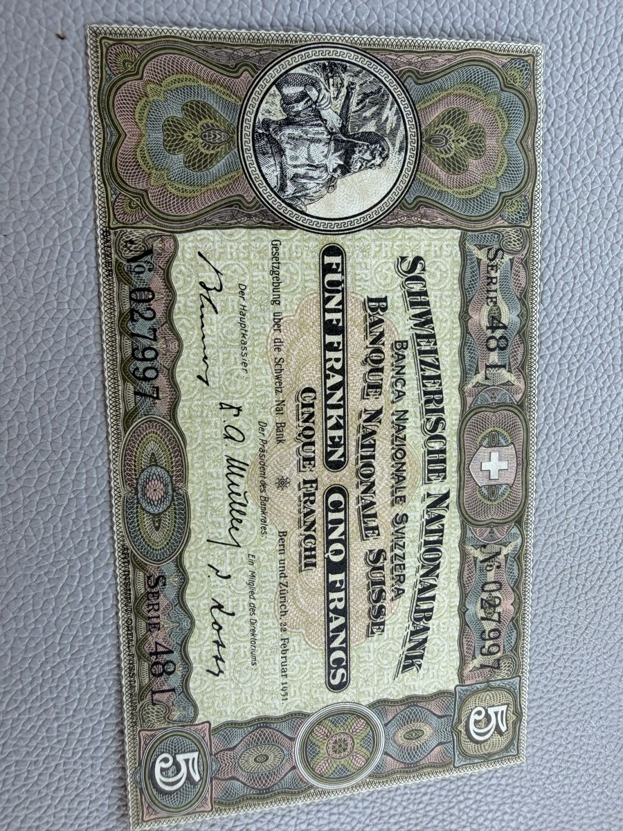 Banconote: Lot de 4 billets de banque suisse – Usato da Posieux venduto da Pitchou2016 4