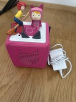 Toniebox Pink mit 2 Figuren wie neu
