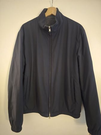 Wende-Bomberjacke von Suitsupply, Navy/Grau, Gr. 50