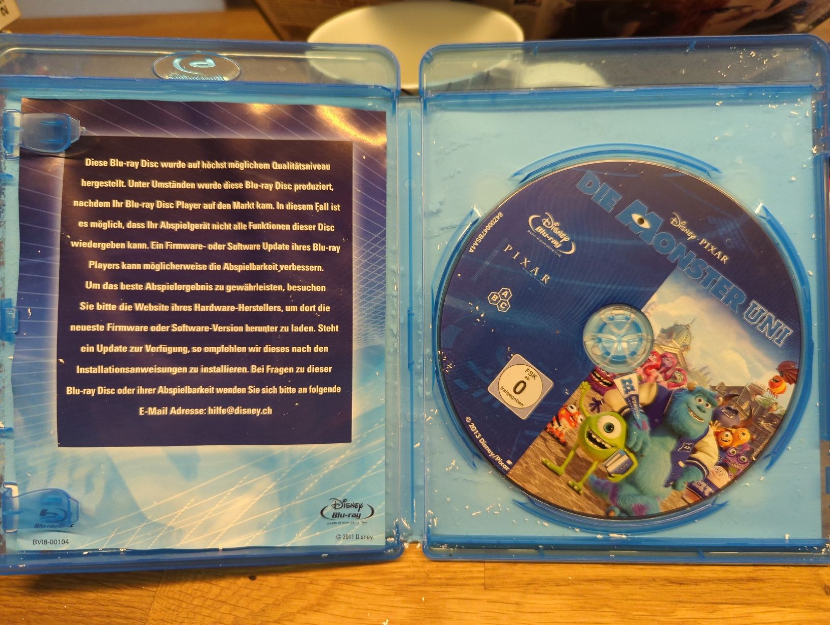 Tutti i DVDs: Die Monster Uni - Pixar Blu-ray Disc – Usato da Wünnewil venduto da Susuki125gt 2