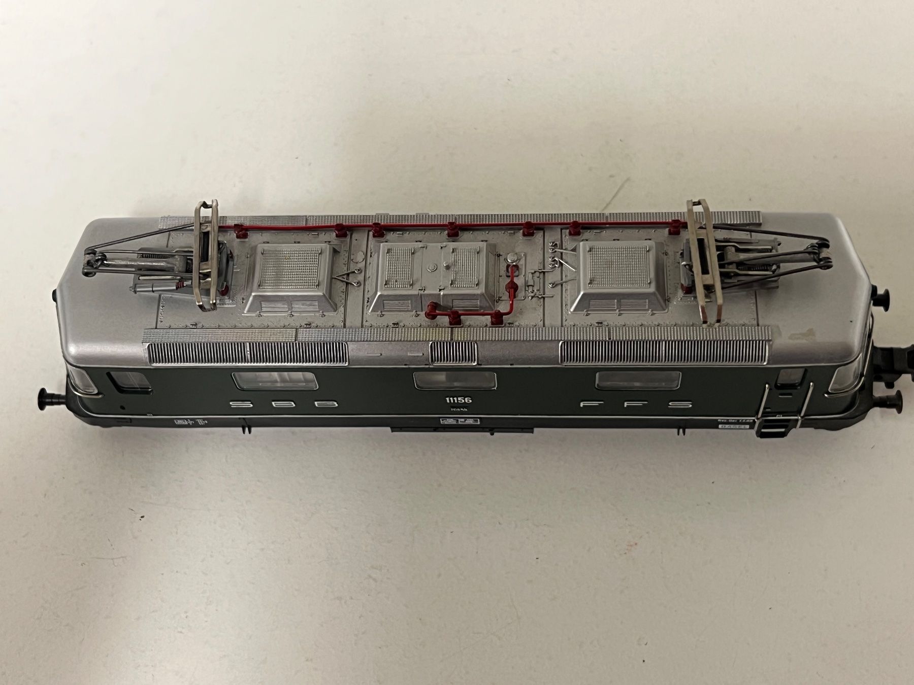 Fleischmann Modellini di ferrovie: Fleischmann H0 DC SBB Re4/4 Lok 11156 – Usato da Geroldswil venduto da TopTrain54 4