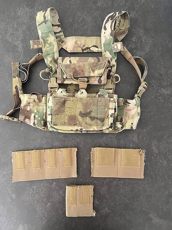 Attrezzatura da arrampicata: Chest Rig Multicam  modifiziert mit H-Harness – Usato da Oberglatt venduto da Prinzip