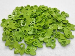 Lego 100 Stk. Plant, w/ Plate 1x1, no.1 lime (new)