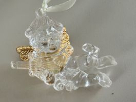 Weihnachtsbaumschmuck Engel mit Harfe