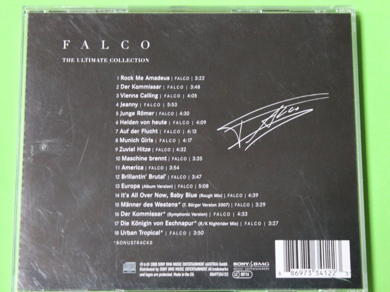 CD: Falco - The ultimate Collection CD 2008 – Usato da Tübach venduto da JamesStone 2