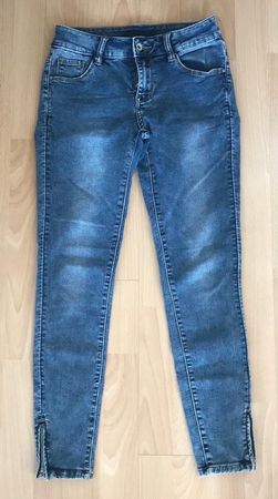 Jeans Toxik blue mit Reisverschluss