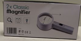 2x Classic Leselupe/Lupe mit LED Licht-Neu & Original(em51)