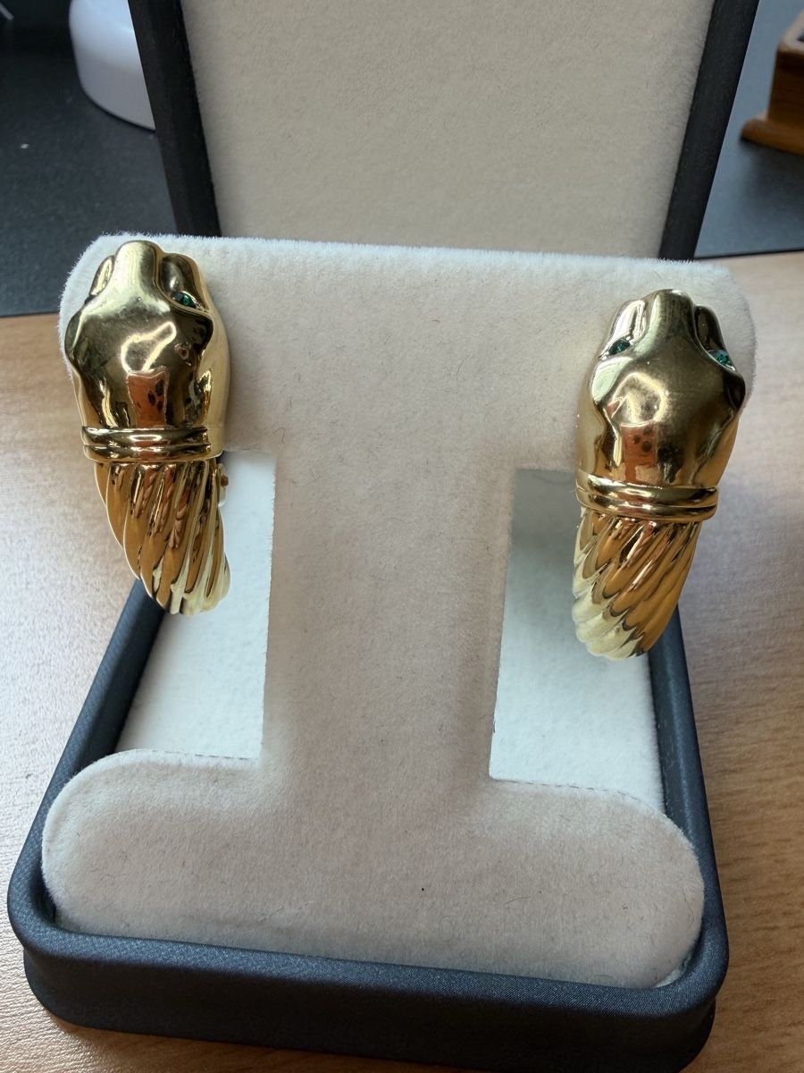 Orecchini pendenti & Orecchini a lobo: Vintage Ohrringe Clips Luxus Modeschmuck   – Usato da Lamone venduto da LaCantinaMagica 8