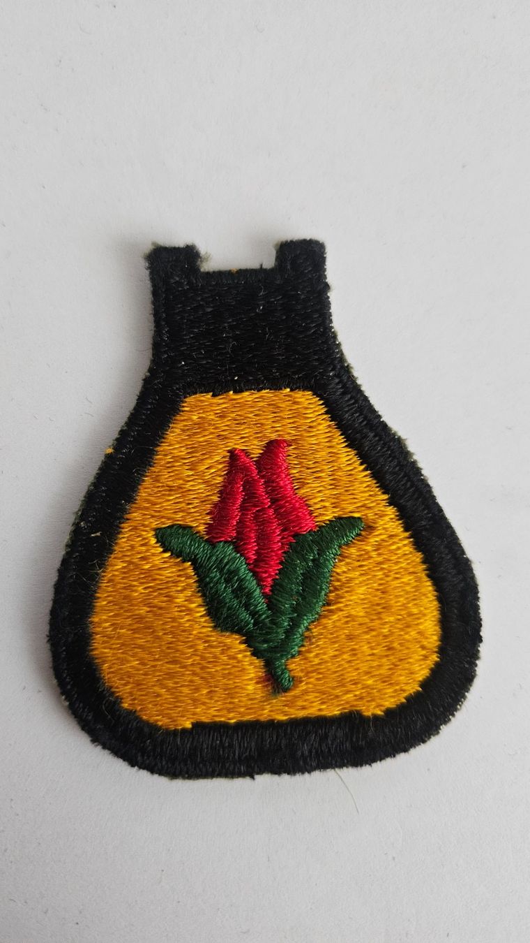 Plaketten & Abzeichen: WW2 Patch 6th Guards Tank Brigade "Winterrose" Abzeichen – Gebraucht aus Zofingen von Phil68
