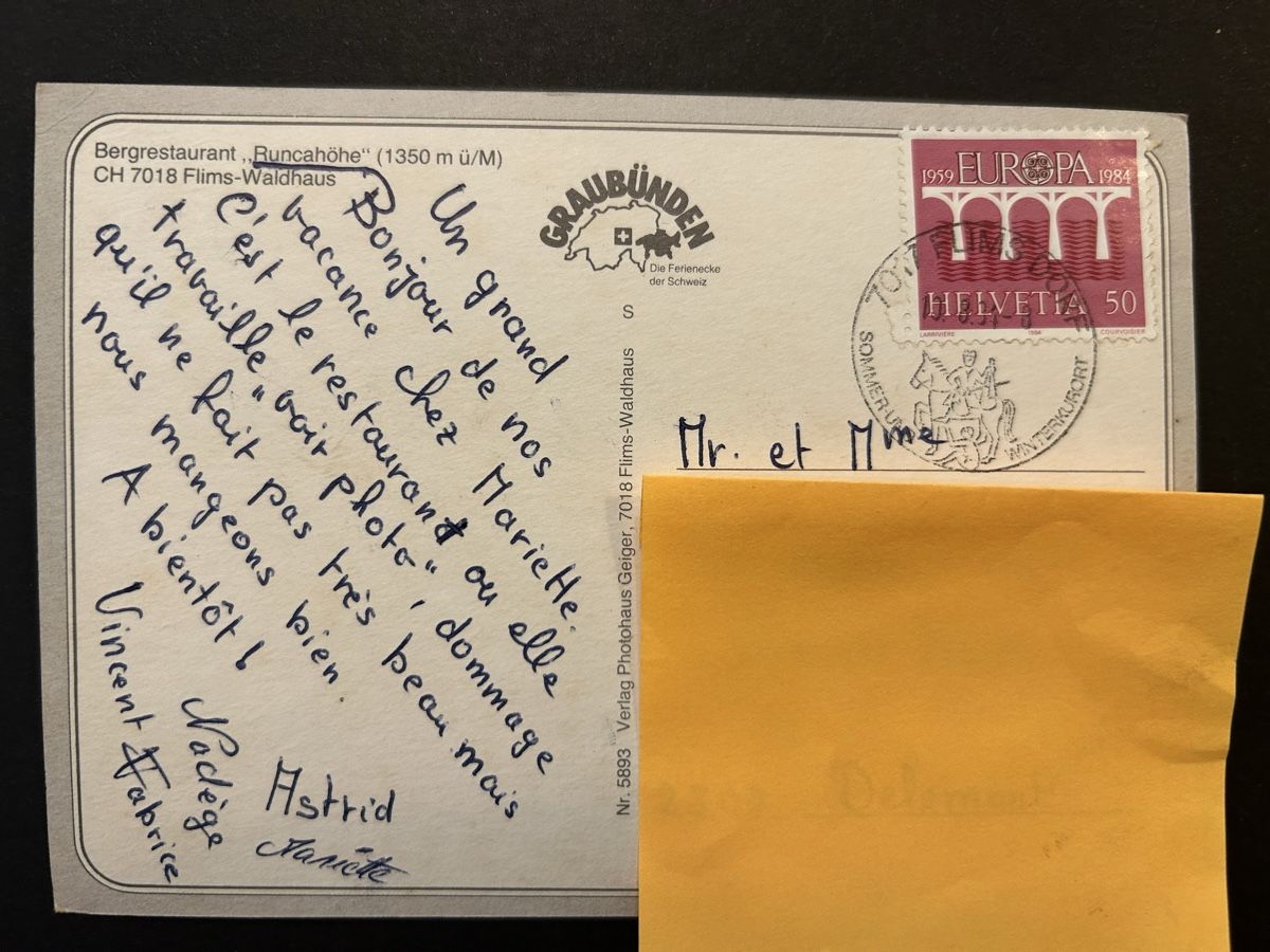 Cartoline postali: Flims Restaurant Runcahöhe – Usato da Fanas venduto da Alessio11 1