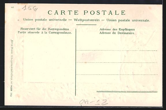 Cartoline postali: Passepartout-AK Einsiedeln, Teilansicht – Usato da Berlin venduto da bartko-reher 1