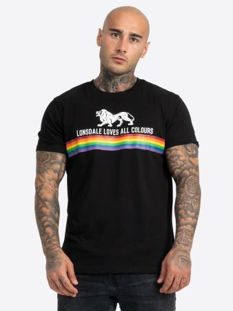 Lonsdale Nelson T-Shirt - Schwarz M