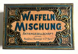 Rare alte Blechdose ROOSCHÜZ, HEUBERGER & CO A.G. - BERN