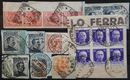 Italien Lot mit alten Werten XXXVIII