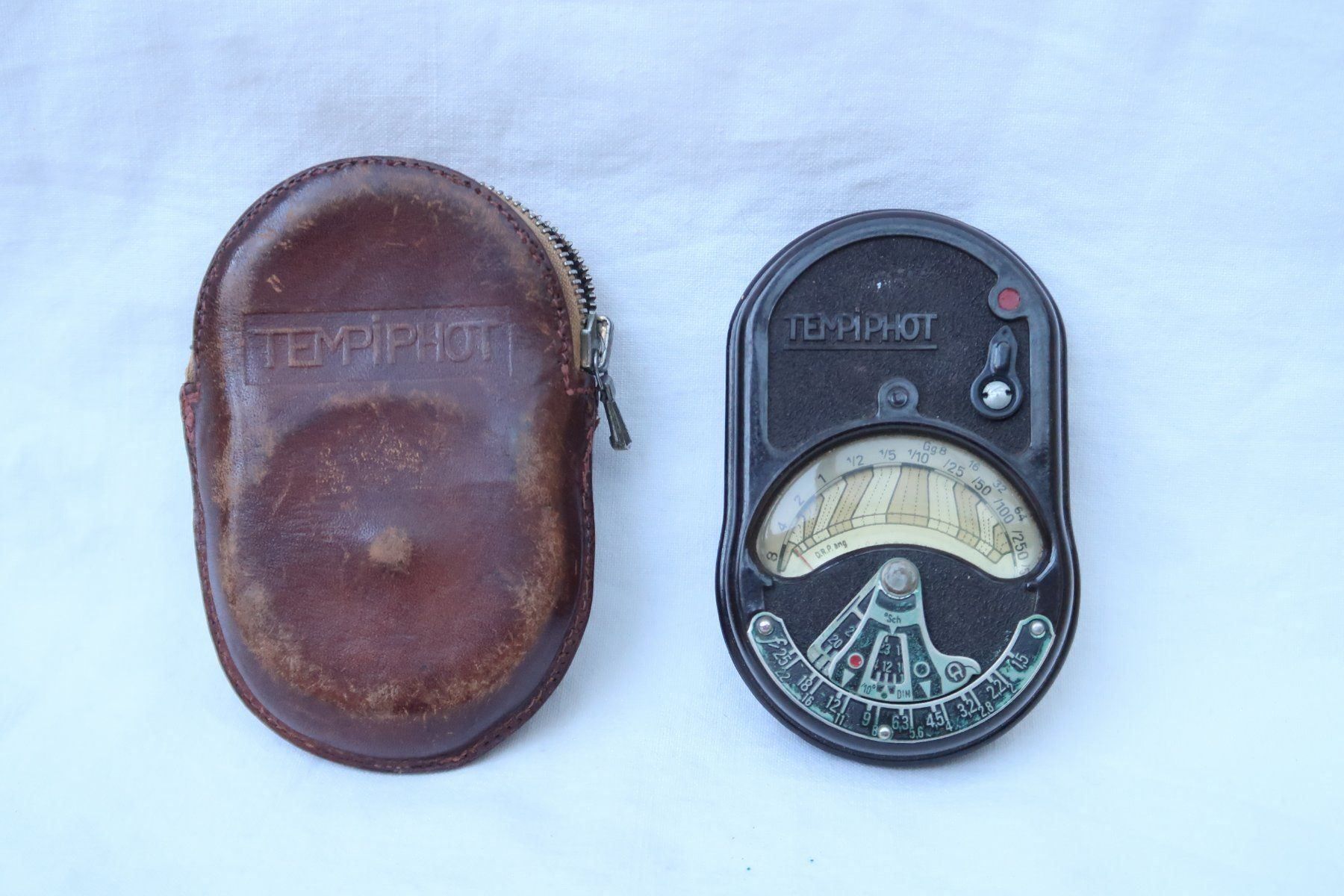 Fotocamera: Antiker Belichtungsmesser "Tempiphot" ca.1930(?) – Usato da Muttenz venduto da Laeckerlihamschter
