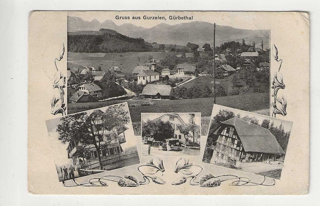 Cartoline postali: Gurzelen, 1905 – Usato da Spiez venduto da Niesen20