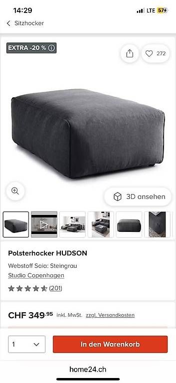 Sofas: XXL Couch / Wohnlandschaft / Sofa inkl. Hocker – Gebraucht aus Basel von isa_77kw 4
