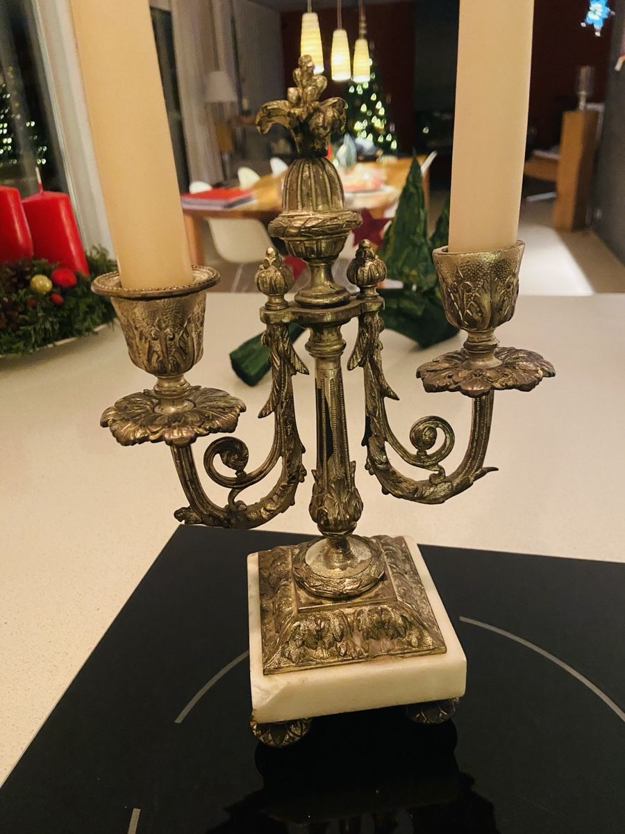 Portacandele: Nancy Ende 19Jhd. Kerzenständer – Usato da Gipf-Oberfrick venduto da Iberico 6