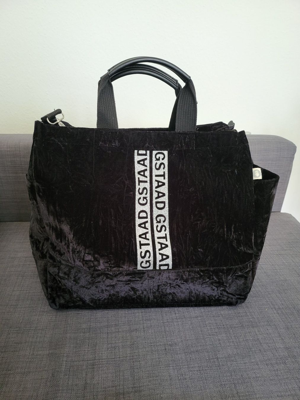 Borse: GSTAAD Tasche Samtstoff schwarz "Koala Kanvas" – Nuovo (secondo la descrizione) da Binningen venduto da Hofka64