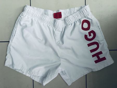 Badehose HUGO BOSS weiss Grösse L neu