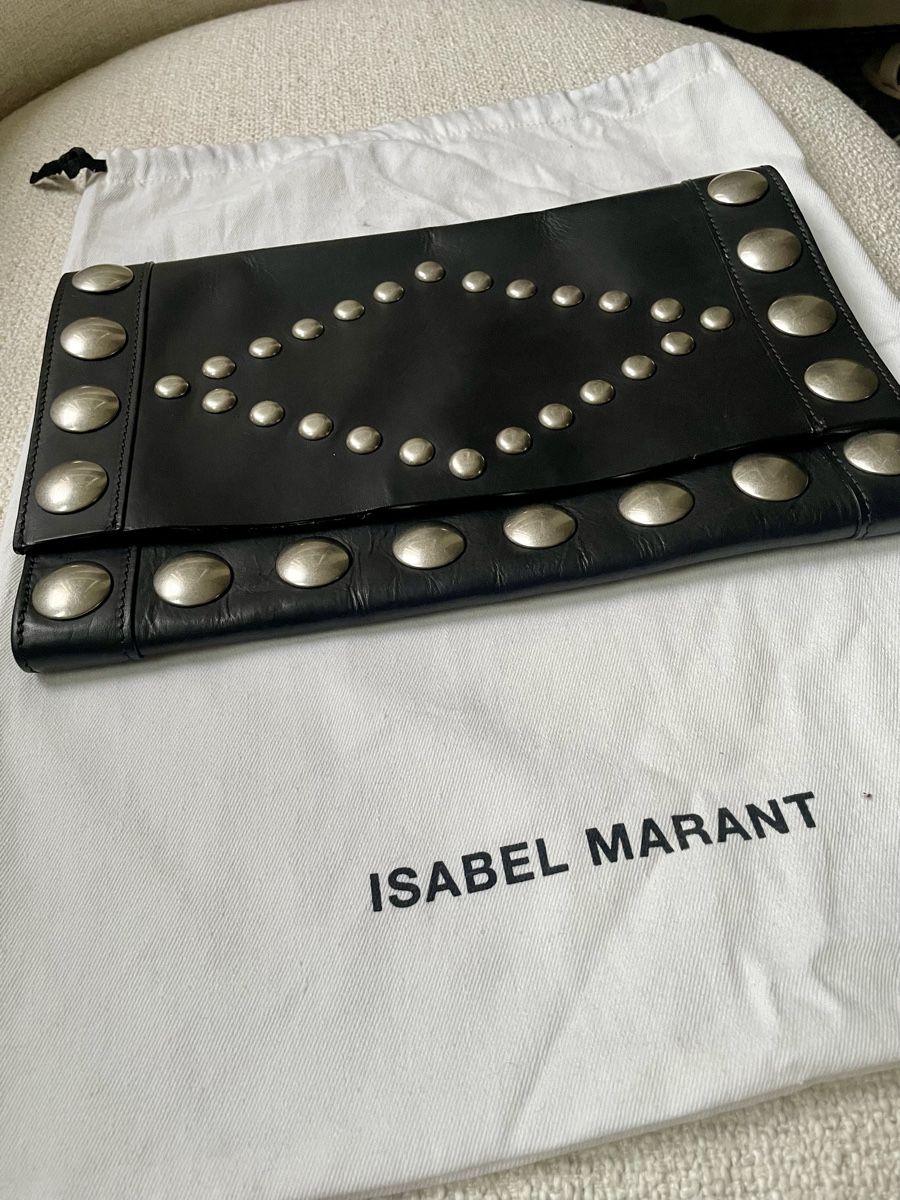 Isabel Marant Borse da donna: Isabel Marant leather clutch – Usato da Vevey venduto da sae_x6fg 9