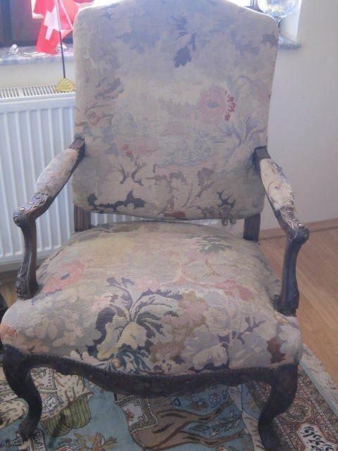 Poltrone: Fauteuil, Régence, Originalgobelinbezug – Usato da Moosseedorf venduto da MarcPSahli