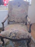 Fauteuil, Régence, Originalgobelinbezug