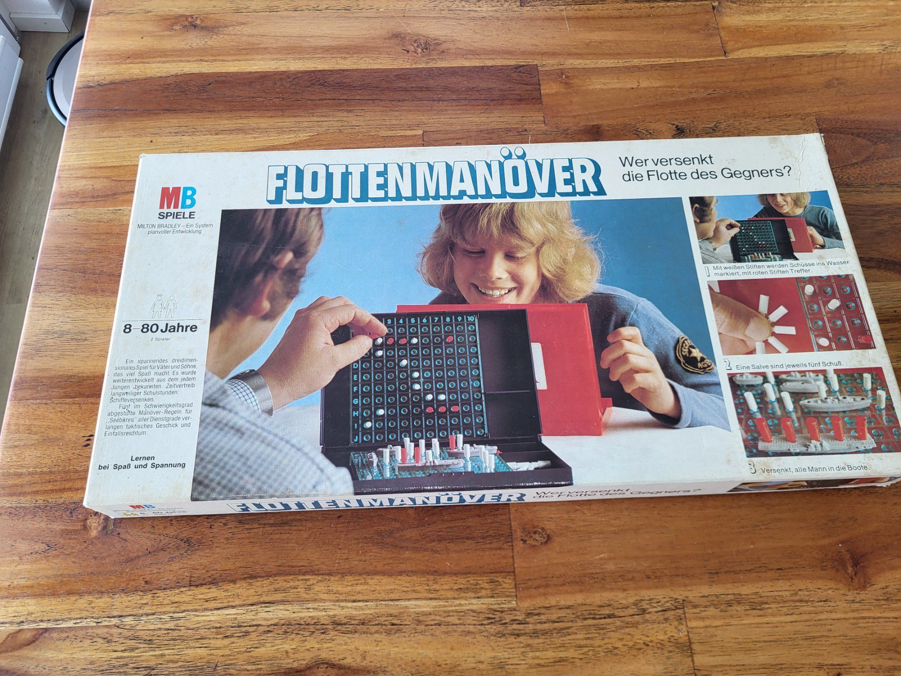 Jeux: MB Flottenmanöver Brettspiel 1972 – D'occasion à Niederhelfenschwil par Bruce019