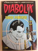 DIABOLIK GIOCO PERVERSO inedito N° 1 ANNO 1995 ( XXXiV )