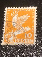 Abrüstung ZNr.186 - 1932 Abart 186.109 Zweig beim Schnabel