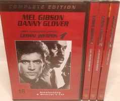 Lethal Weapon 1-4/UNCUT/Mel Gibson/Danny Glover/Pesci/8-DVDs