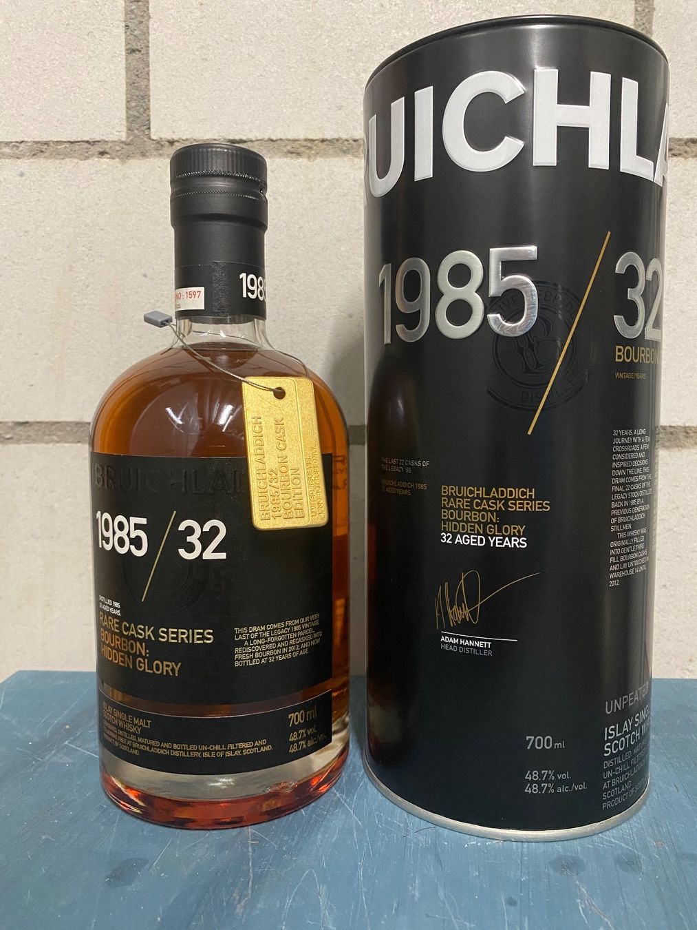 Bruichladdich Bevande alcoliche: Bruichladdich 1985 32yo – Nuovo e nell'imballaggio originale da Mönchaltorf venduto da Drammer