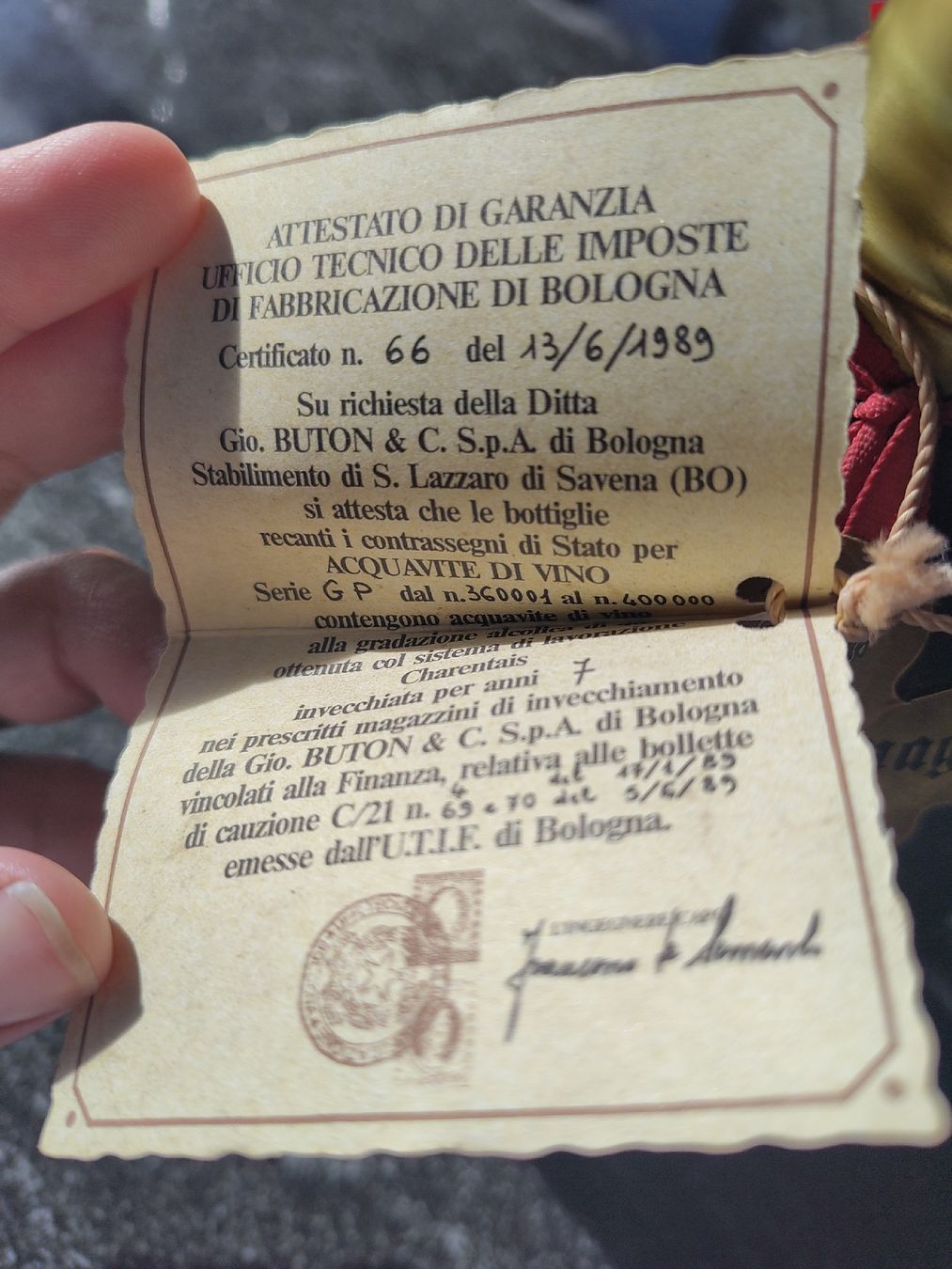 Spirituosen: Brandy Vecchia Romagna Etichetta Oro 700ml neuwertig – Neu und originalverpackt aus Leuggern von Plumeria1987 2