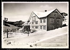 AK Unterwasser, Pension Wäldli, Winteransicht