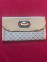 Gucci Clutch Portemonnaie beige braun Klassisches Design
